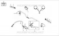 COMMODOS - RETROVISEURS ET GUIDON  500 royalenfield-moto BULLET BULLET 500 EURO 3 14