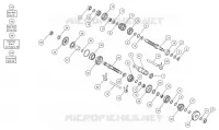 BOITE DE VITESSES  650 royalenfield-moto INTERCEPTOR INTERCEPTOR 650 TWIN EURO 4 35