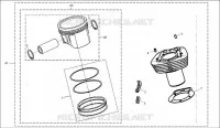 PISTON - SEGMENTS ET CYLINDRE  500 royalenfield-moto CLASSIC CLASSIC 500 PEGASUS 1047