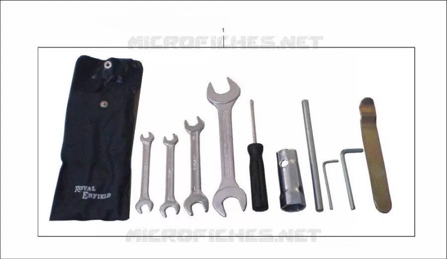 TROUSSE A OUTILS Royal Enfield MOTO 500 CLASSIC CLASSIC 500 PEGASUS  CLASSIC 500 PEGASUS
