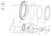 ROUE AVANT  500 royalenfield-moto BULLET BULLET TRIALS 500 EURO 4 8