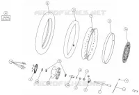 ROUE AVANT  650 royalenfield-moto CONTINENTAL GT CONTINENTAL GT 650 EURO 4 8